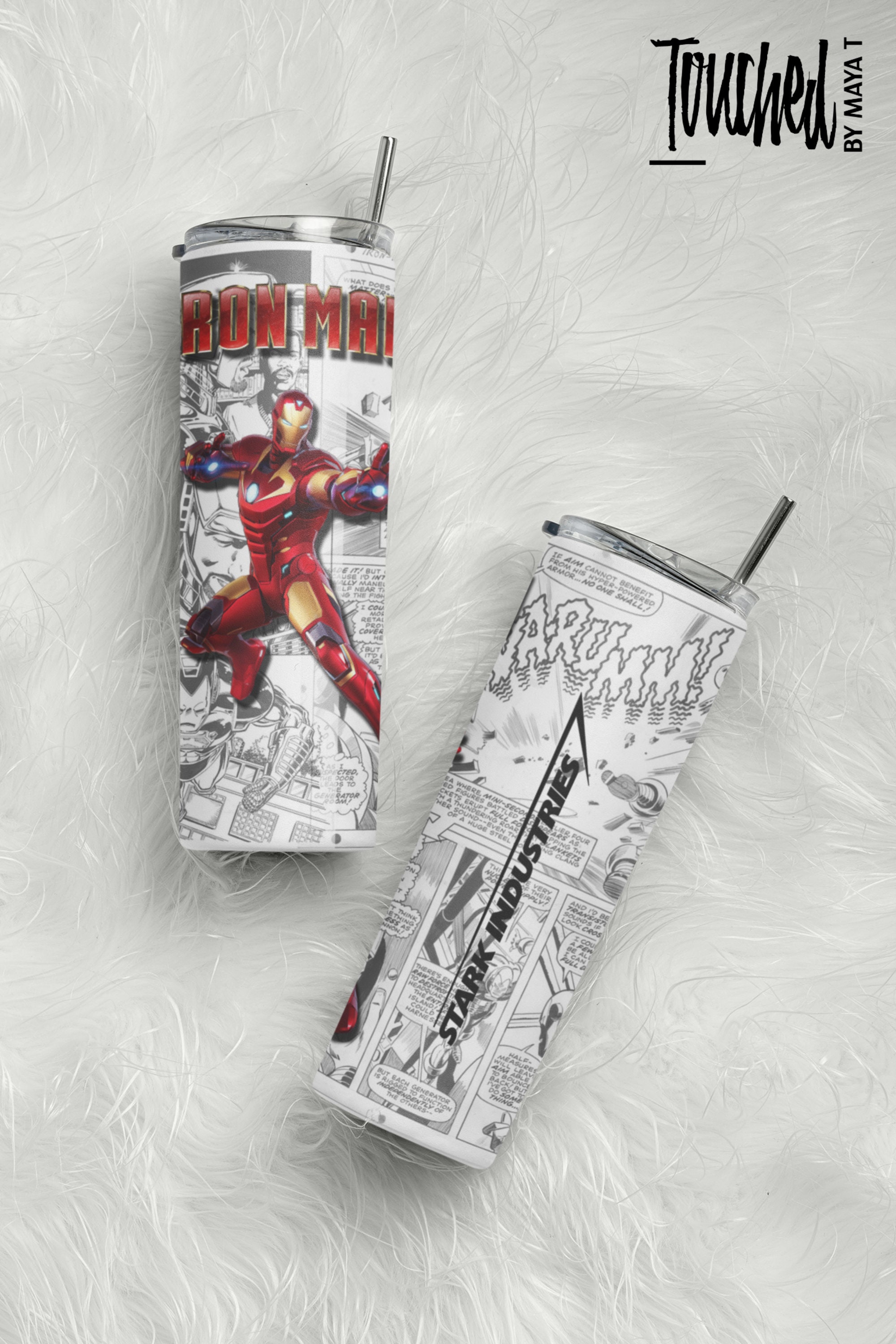 FULL WRAP TUMBLERS 【アイアンマン】 Marvel Avengers X-Men
