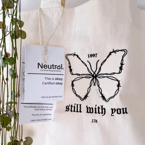 JK Still with you inspired tote bag / jute bag / Kpop