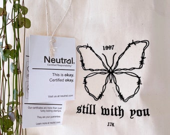 JK Still with you inspirierte Tote Bag / Jutebeutel / Kpop