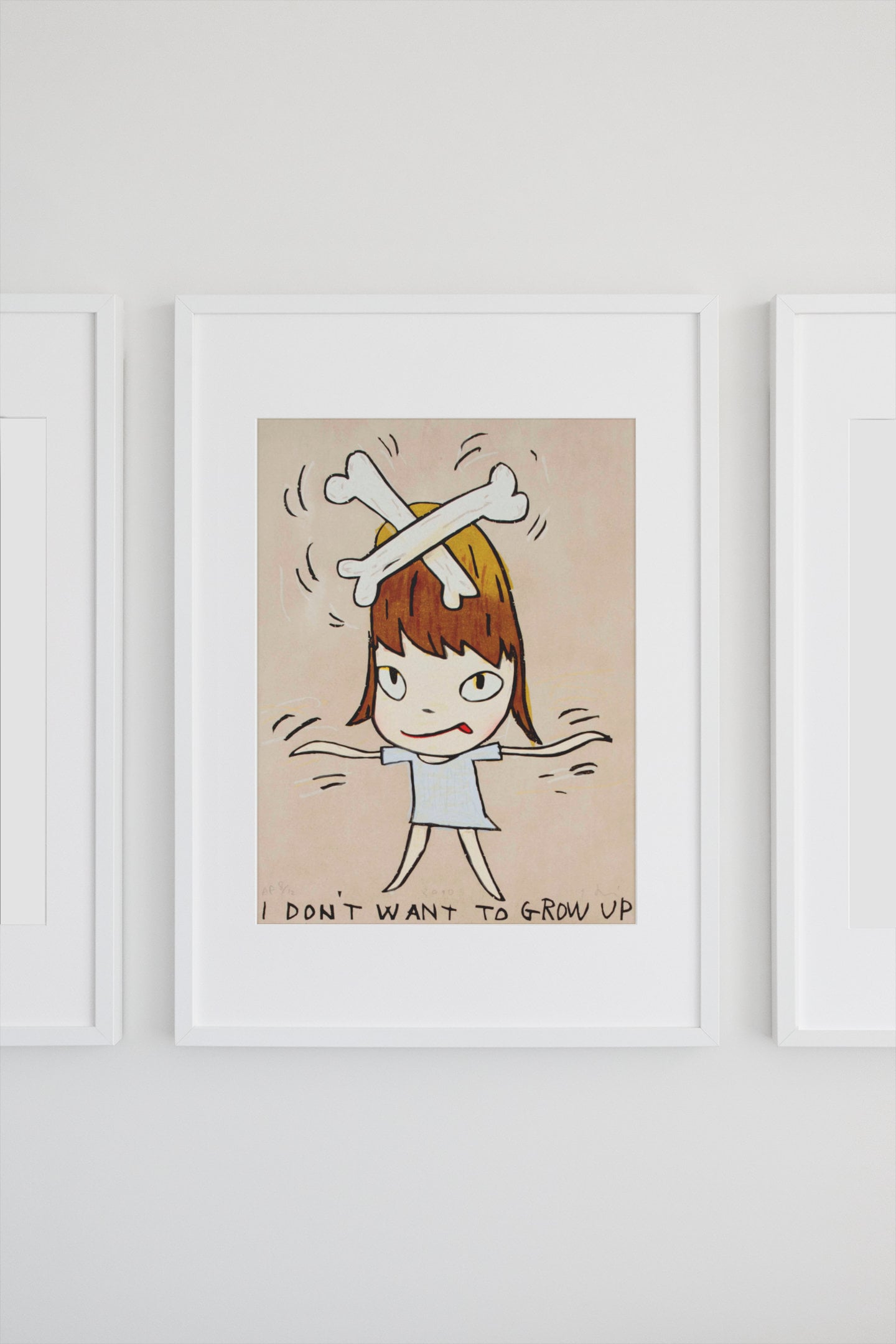 奈良美智「I Don't Want to Grow Up」版画 奈良美智 I don't want to grow up | 絵画など美術品の販売と