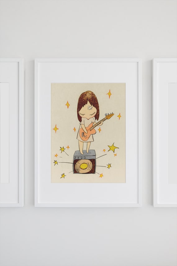 Yoshitomo Nara Print Guitar Girl, 奈良美智, Digital Download