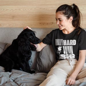 AKC, Rally Hard Win Big T-Shirt or Sweatshirt | Quality Dog Sports Apparel for Rally Dog & Trainers | Perfect Gift for Rally Dog Lovers