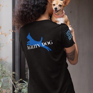 AKC Agility Dog Hoodie or T-Shirt | Dynamic Dog Sports Apparel for Trainer & Dog Enthusiast, Perfect  Agility Dog Gift for Dog Sport Lovers