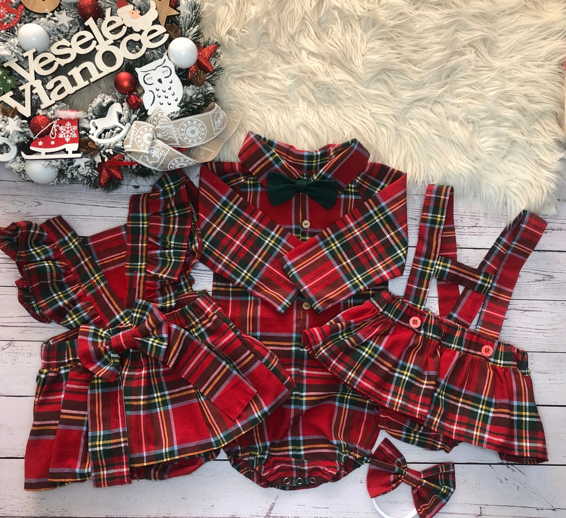 Baby Carlita Tartan Pinafore