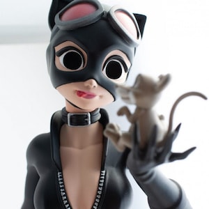Catwoman, Pop Art, Stylized