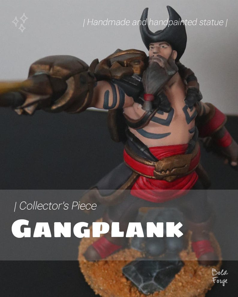 Gangplank | League of Legends | Figurine | The Dethroned Reaver King image 1