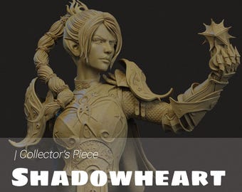 Shadowheart Bust | Handpainted RPG Fantasy Statue