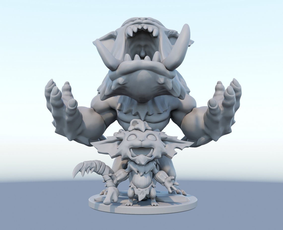 Illaoi 3D Model woman holding ball 3D model 3D printable