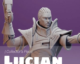 Lucian Statue | League of Legends Resin Figurine | Collector's Edition