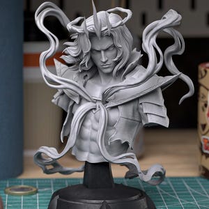 Handmade Viego Bust |  League of Legends | The Ruined King Collectible Figure