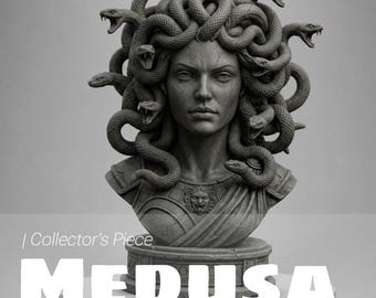 Medusa Bust Sculpture