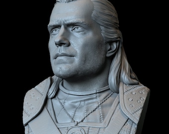 Geralt of Rivia | The Witcher | Henry Cavill | Bust