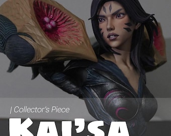 Kai'sa Bust | League of Legends | Handmade Statue
