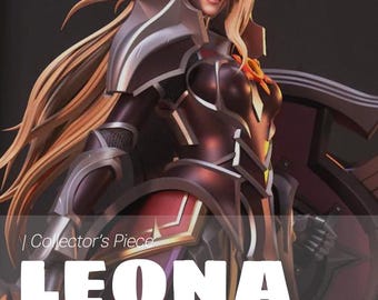 Leona-standbeeld | League of Legends | De stralende dageraad | Harsfiguur voor verzamelaars