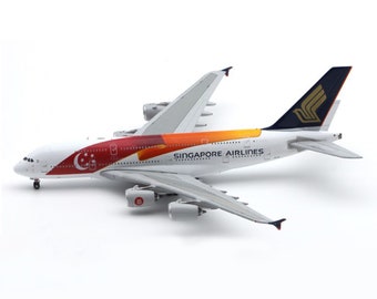 Airbus 1:400 A380-9V-SKI Singapore Airlines 50th Anniversary Livery Lofty Gifts