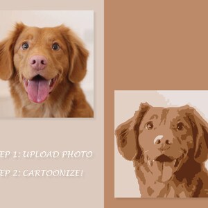 Cartoon Your Photo, Cartoon Pet Photo, Cartoon Headshot