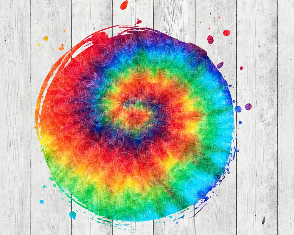 Rainbow Tye Dye Png Splash Sublimation Design Splatter Bleach