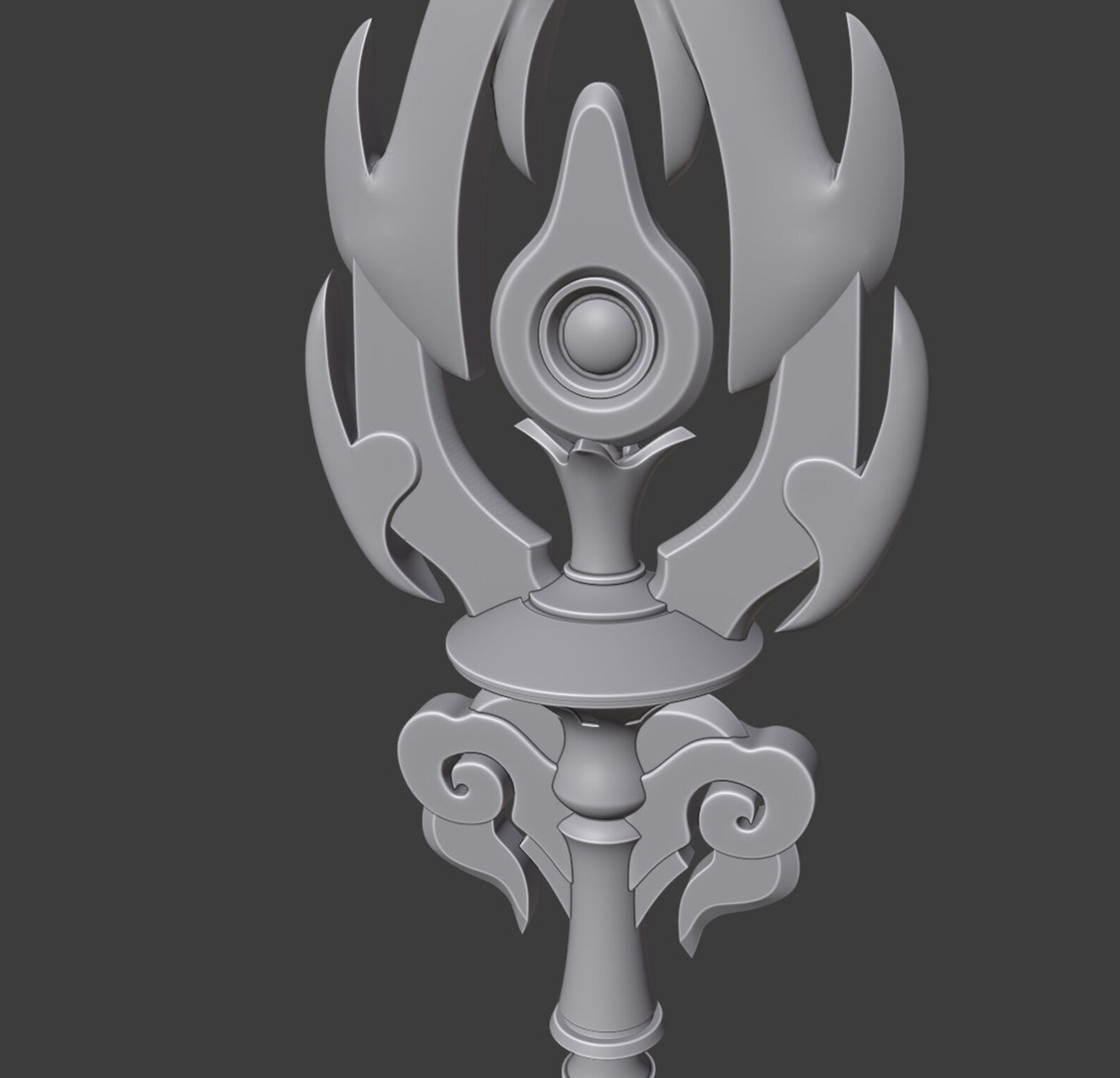 Staff Of Homa STL files Genshin Impact Etsy