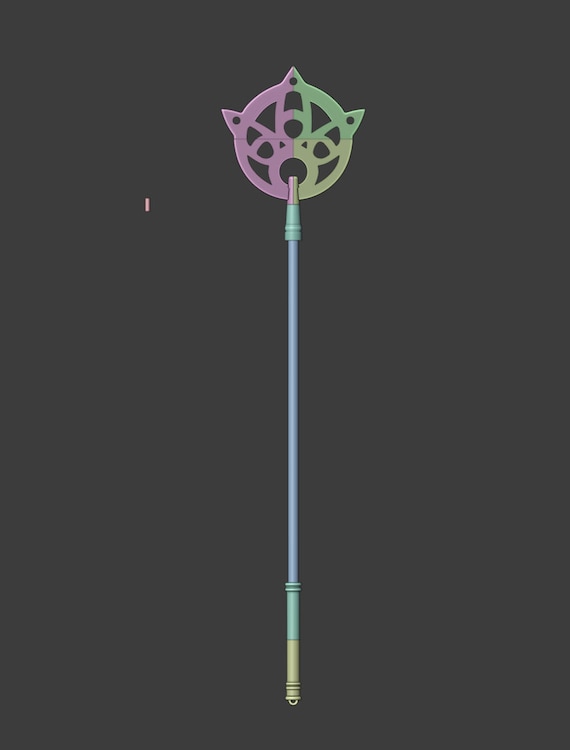 Staff of Yuna - STL - Final Fantasy 10 - FFX - Etsy
