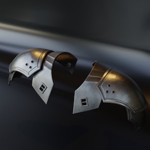 Sephiroth pauldrons - shoulder armor - shoulder pad- 3D printable - final fantasy 7