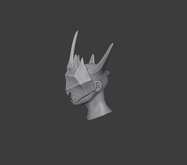 Mouth of Sauron Helmet 3D Printable Fully Modular - Etsy