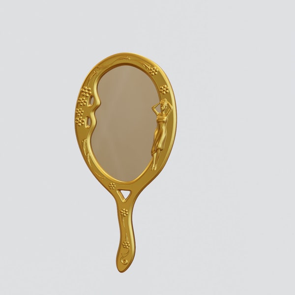 Sailor Neptune Mirror - Deep Aqua mirror - STL - 3D file