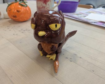 Ceramic Griffin Figurine