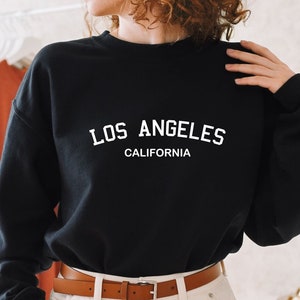 Los Angeles California Sweatshirt and Hoodie, Los Angeles California Sweatshirt, Los Angeles Sweatshirt, Los Angeles Texas, California Gift