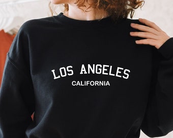Los Angeles California Sweatshirt: Unisex Cotton Blend