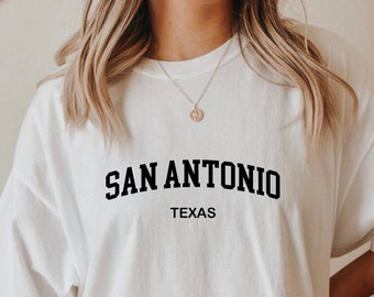 San Antonio Texas Shirt: Soft Comfort Colors Unisex Tee
