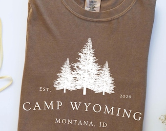 Comfort Colors Family Camping Shirt |  Vintage Camp Tee | Custom Matching Camp Shirts | Retro Mountain Camping T-Shirt | Camp Lovers Gift