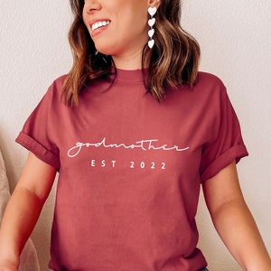 Custom Godmother T-Shirt: Godmother Proposal Gift