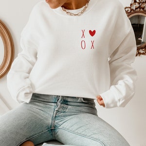 XOXO Crewneck Sweatshirt and Hoodie for Valentines Day, XOXO Shirt ...