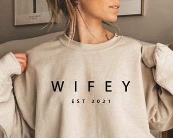 Wifey Sweatshirt - Etsy