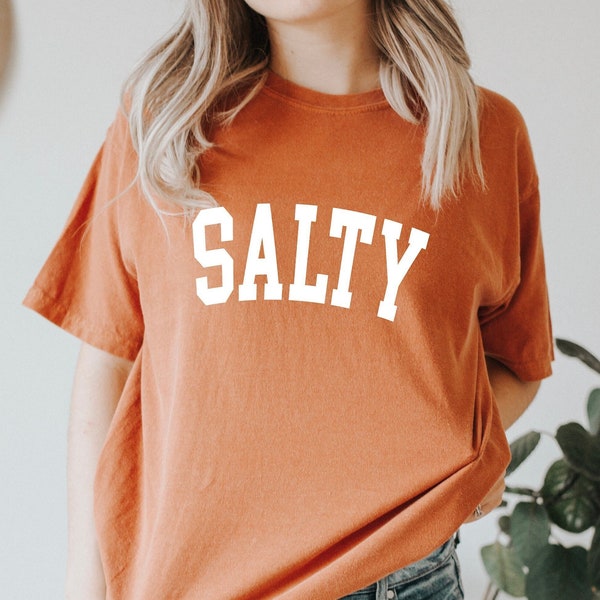 Salty T-shirt | Trendy Comfort Colors | Comfort Colors t-shirt | Trendy T-shirts | Summer Shirts | Gift For Her | Spring | Beachy