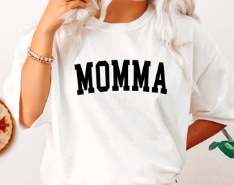 Momma Comfort Colors T-Shirt, Mothers Day Gift