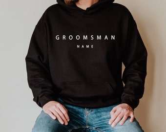 THEBUONUINV Team Groom Mens Hoodie Hooded Sweatshirt