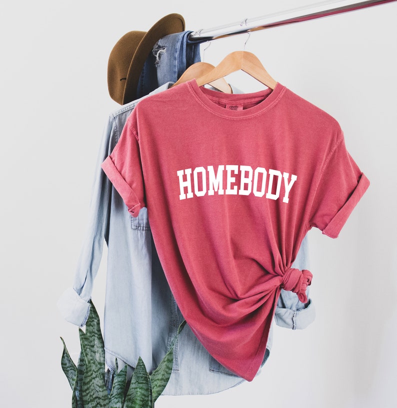 Homebody Shirt, Vintage shirt, Loungewear, Graphic Tee, Homebody, Stay at home, Work from home, Cozy shirt, Comfort Colors image 3