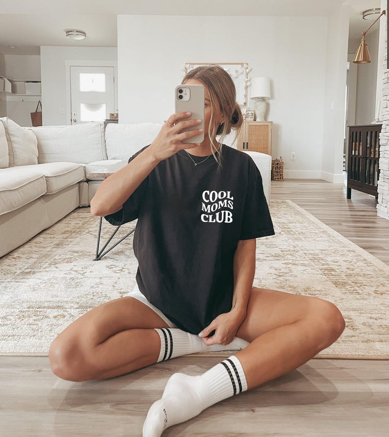 Cool Moms Club Shirt, Funny Wife Shirt, Gift for Him, Mother's Day Gift, Mommy Shirt, Mom to be, Cool Mom, Mother's Shirt, Comfort Colors image 5