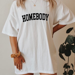 Homebody Shirt, Vintage shirt, Loungewear, Graphic Tee, Homebody, Stay at home, Work from home, Cozy shirt, Comfort Colors image 2