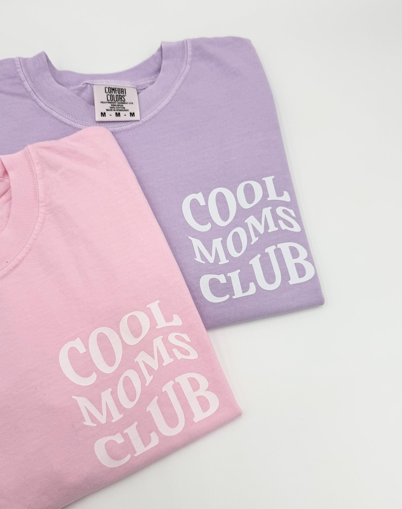 Cool Moms Club Shirt, Funny Wife Shirt, Gift for Him, Mother's Day Gift, Mommy Shirt, Mom to be, Cool Mom, Mother's Shirt, Comfort Colors image 6