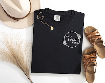 Custom Comfort Colors Logo Shirt | Personalized Business Logo Tee | Custom Team Shirt | Company Logo T-Shirt | Your Design Here