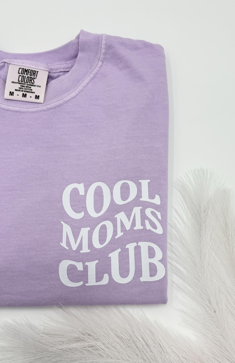 Cool Moms Club Shirt, Funny Wife Shirt, Gift for Him, Mother's Day Gift, Mommy Shirt, Mom to be, Cool Mom, Mother's Shirt, Comfort Colors image 7