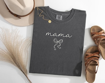 Comfort Colors Mama Shirt | Mothers Day Gift | New Mom Gift | Baby Shower Gift | Pregnancy Announcement Tee | Birthday Gift for Mom