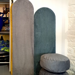 corduroy upholstered wall panels