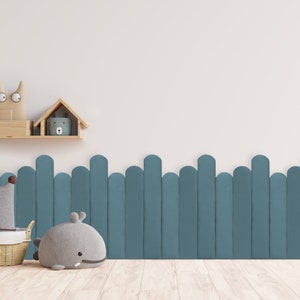 PREMIUM upholstered veloured wall, safety, premium wall panels, padded wall, soft headboard, soundproof wall, 15 cm panel, DIY wall panel
