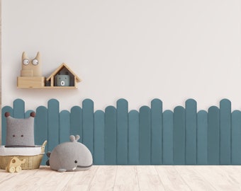 PREMIUM upholstered veloured wall, safety, premium wall panels, padded wall, soft headboard, soundproof wall, 15 cm panel, DIY wall panel
