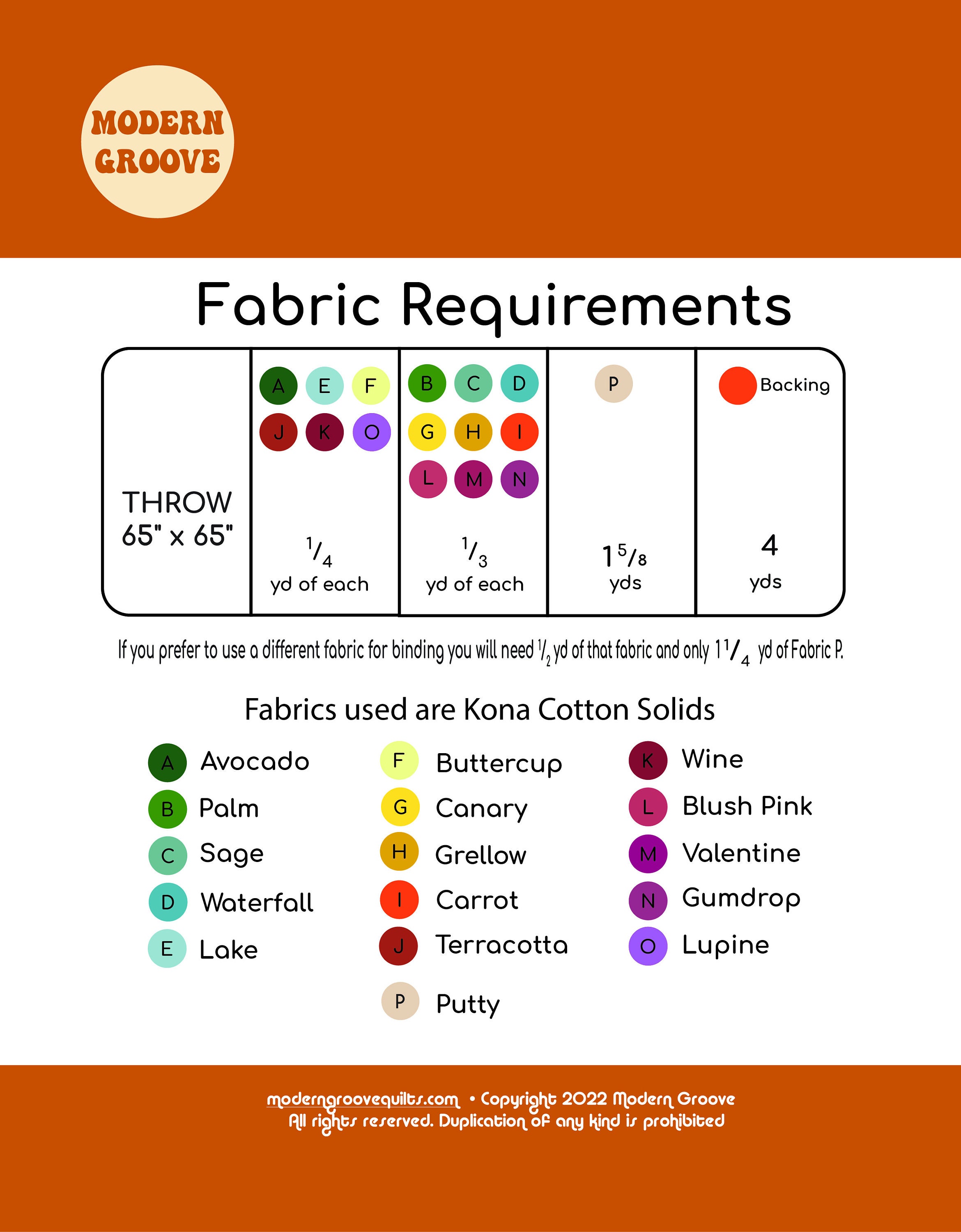 Fused Hues Quilt Pattern PDF Download - Beginner Curves Sewing Quilting ...