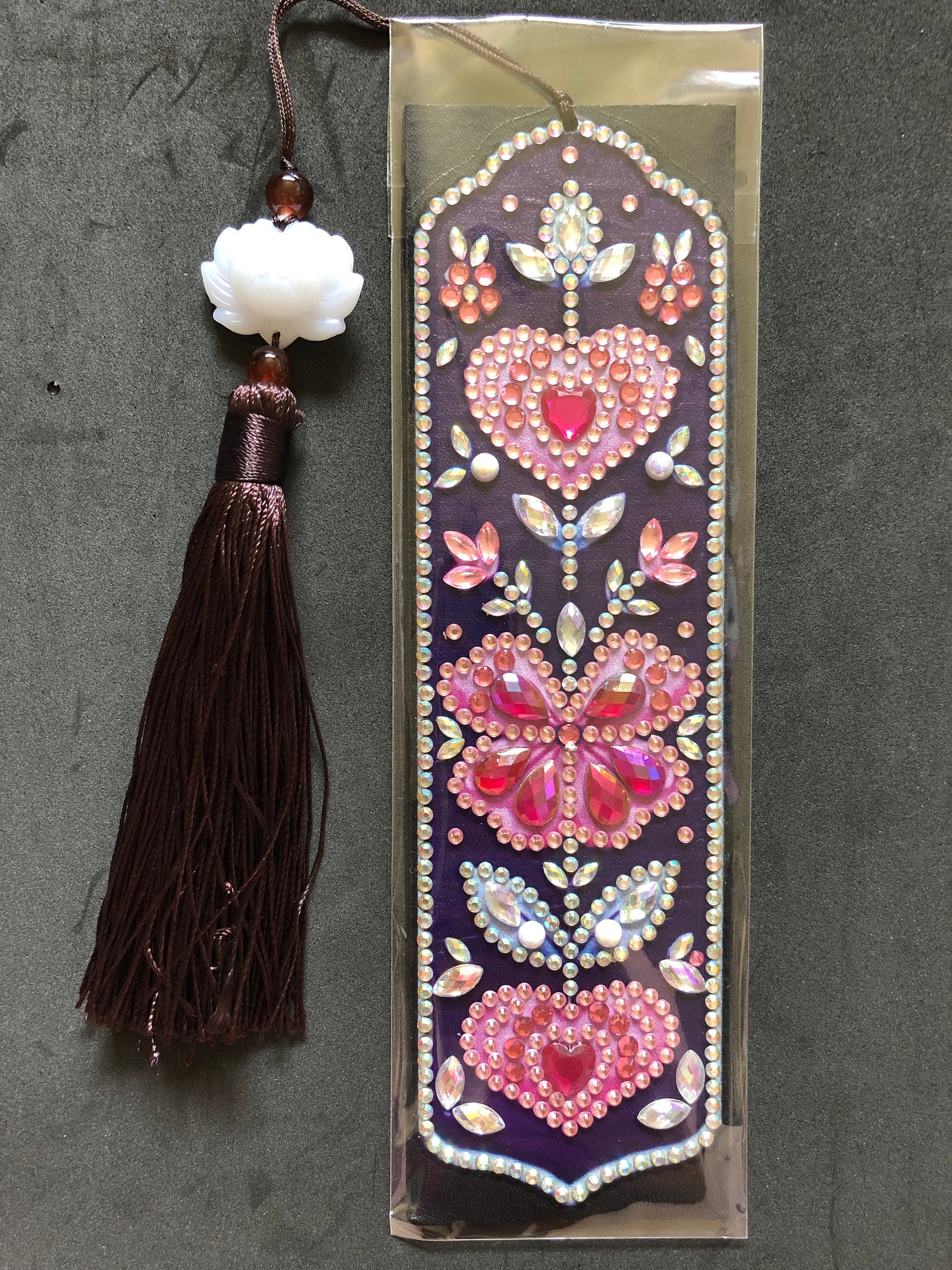 Completed Diamond Art Bookmark Etsy