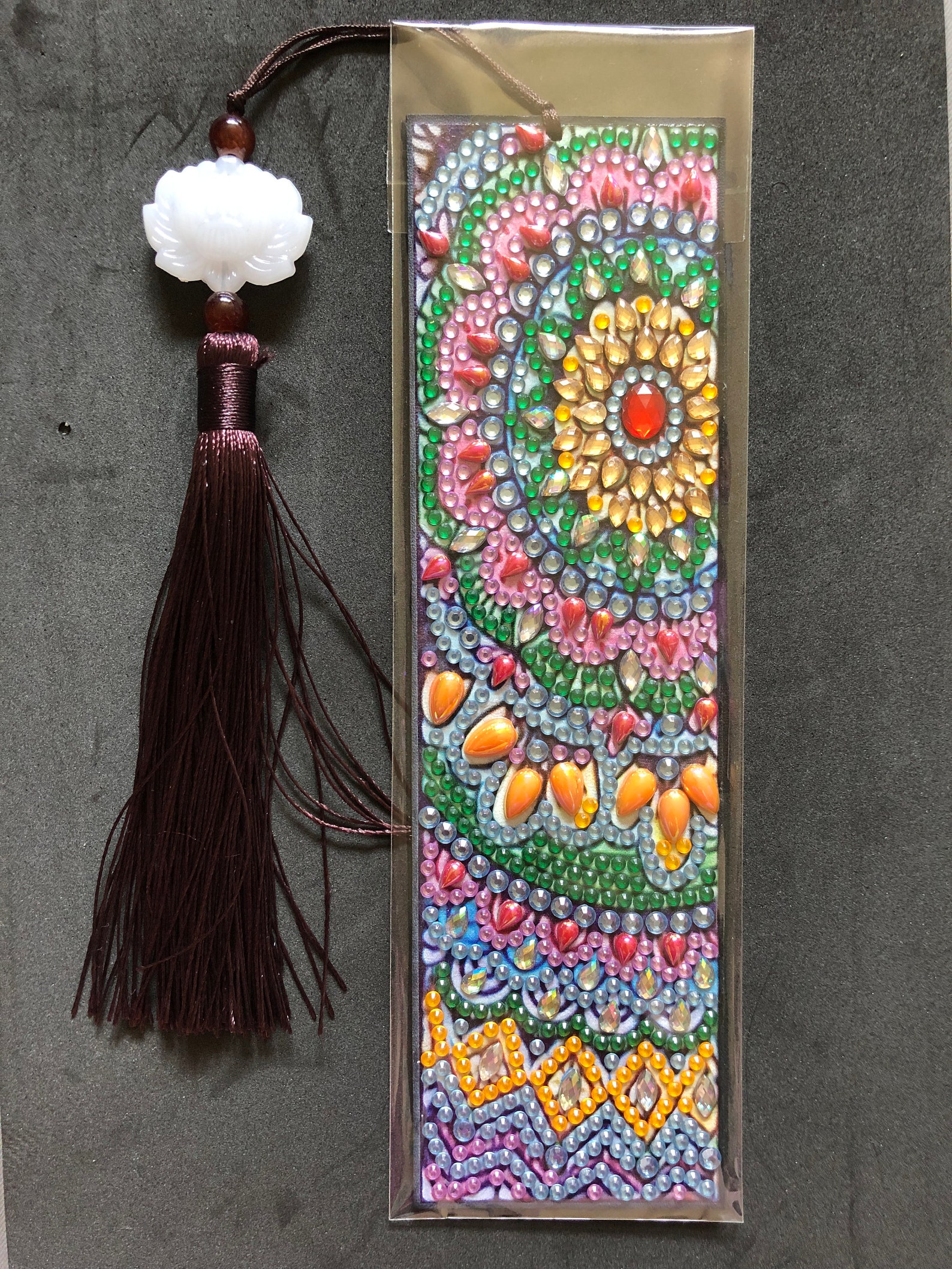 Completed Diamond Art Bookmark Etsy